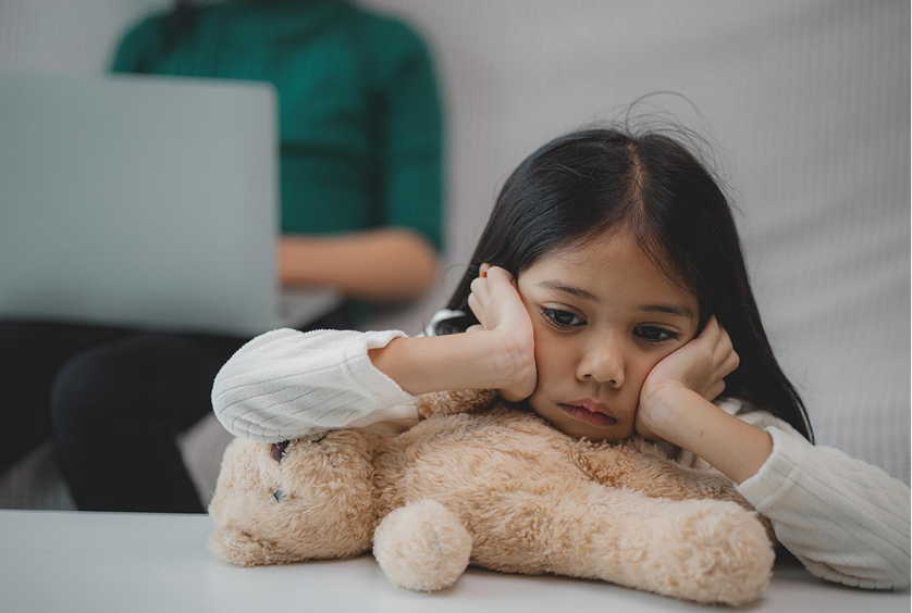 What can I do while waiting for counselling or psychology support for my child?